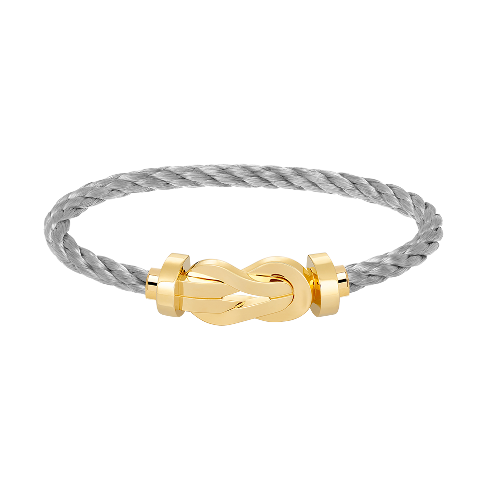 DIANA CHANCE LARGE 8 FIGURE BUCKLE NO DIAMOND BRACELET GOLD