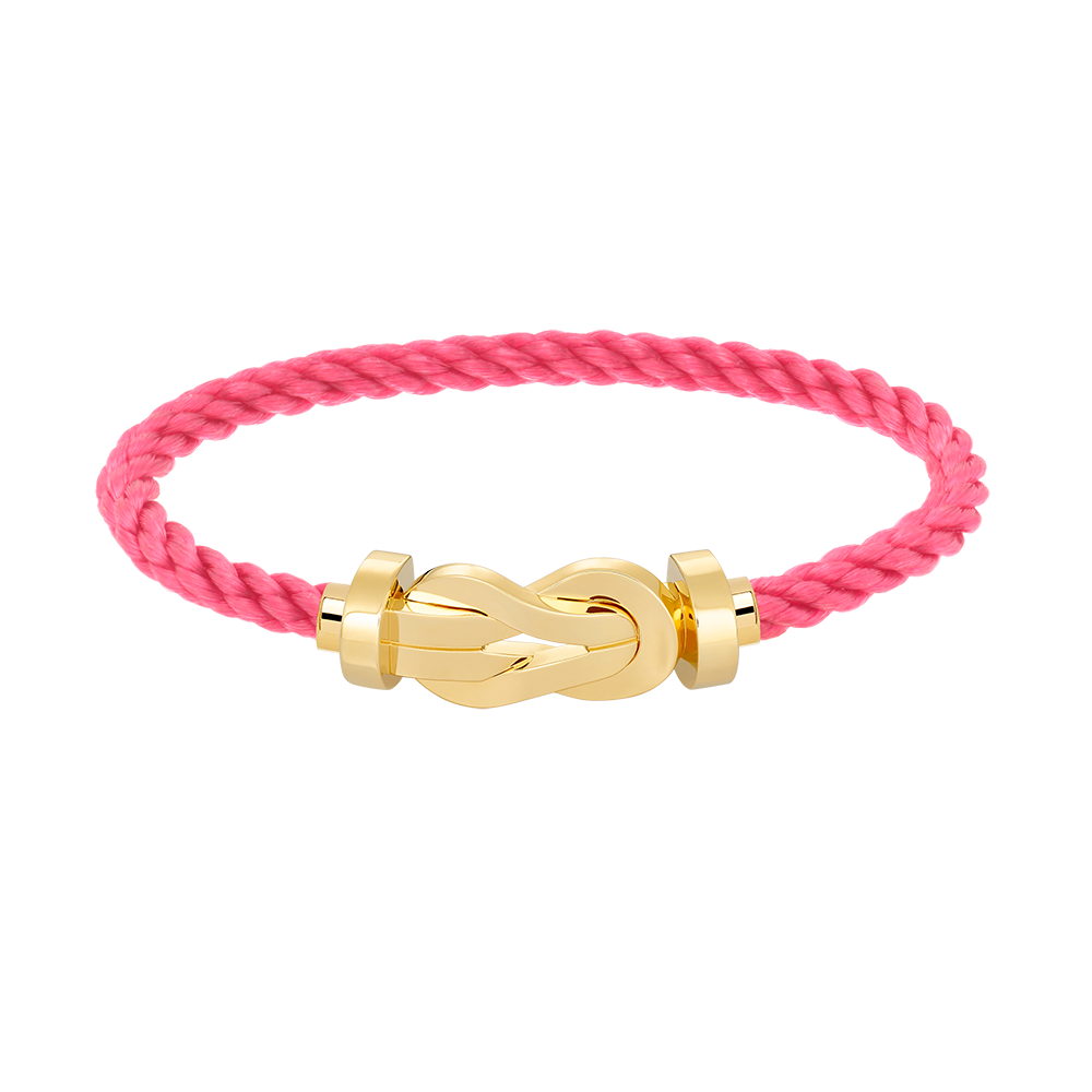 DIANA CHANCE LARGE 8 FIGURE BUCKLE NO DIAMOND BRACELET GOLD