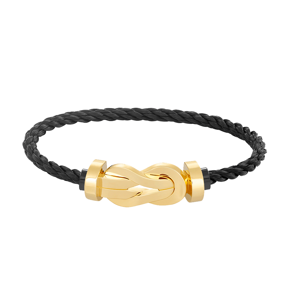 DIANA CHANCE LARGE 8 FIGURE BUCKLE NO DIAMOND BRACELET GOLD