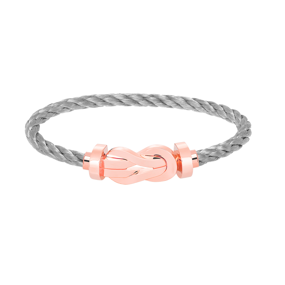 DIANA CHANCE LARGE 8 FIGURE BUCKLE NO DIAMOND BRACELET ROSE GOLD