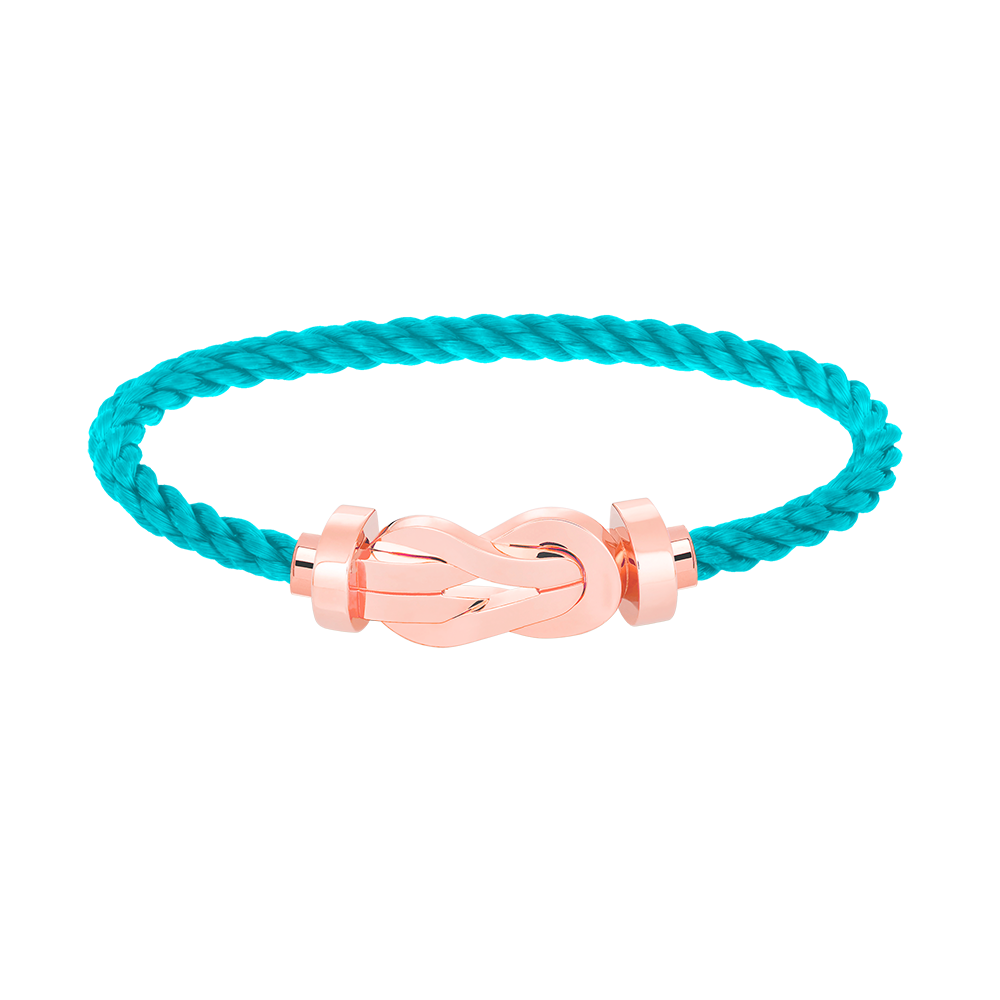 DIANA CHANCE LARGE 8 FIGURE BUCKLE NO DIAMOND BRACELET ROSE GOLD