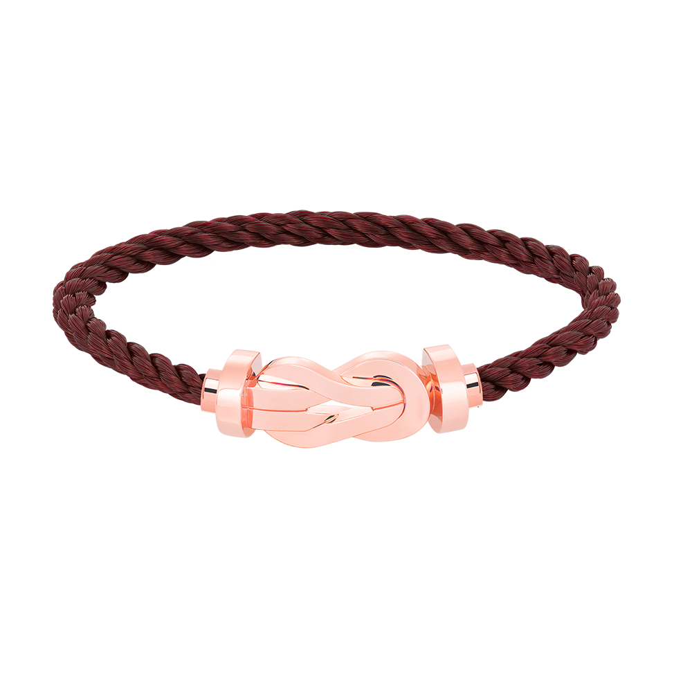 DIANA CHANCE LARGE 8 FIGURE BUCKLE NO DIAMOND BRACELET ROSE GOLD