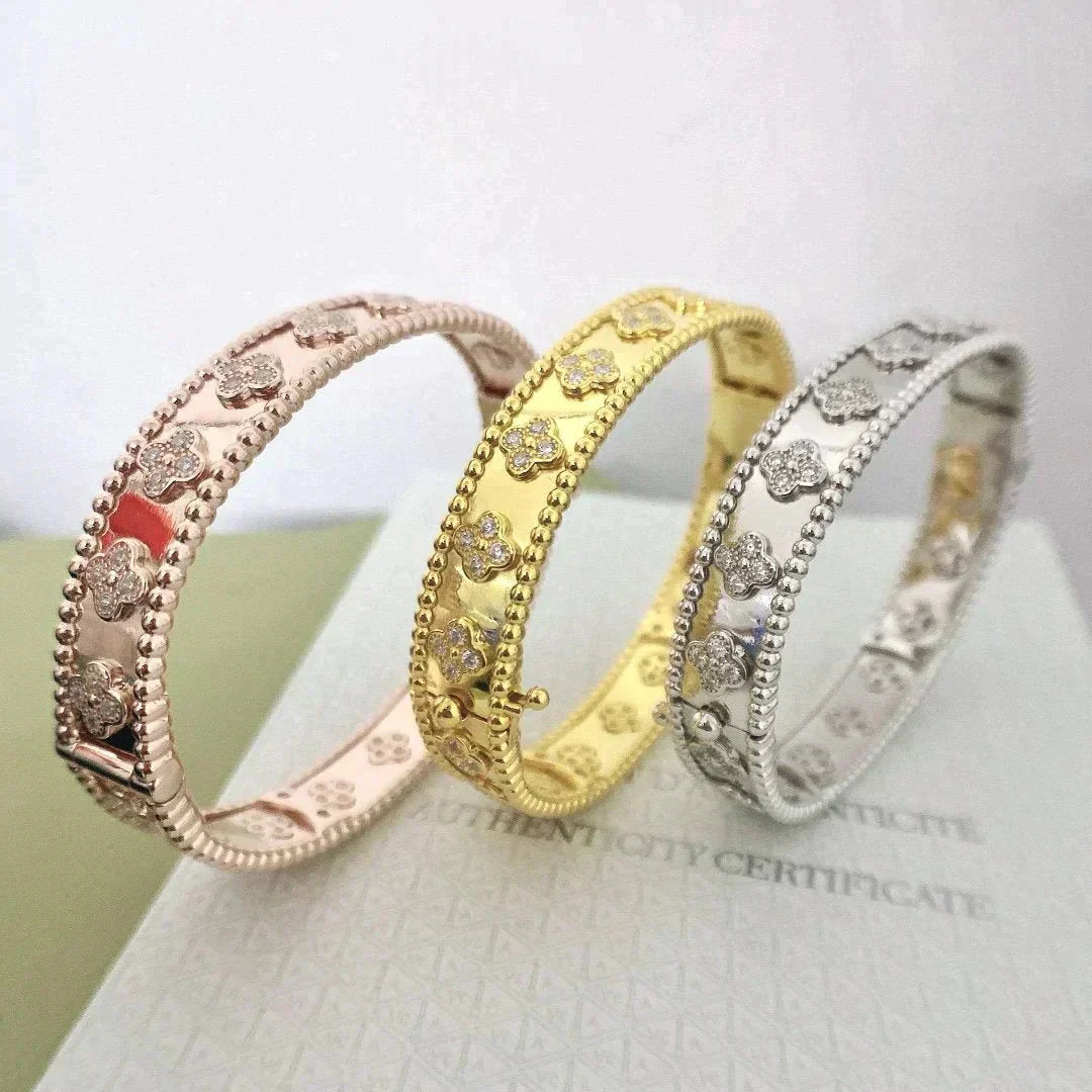 DIANA CLOVER BRACELET 8MM DIAMONDS