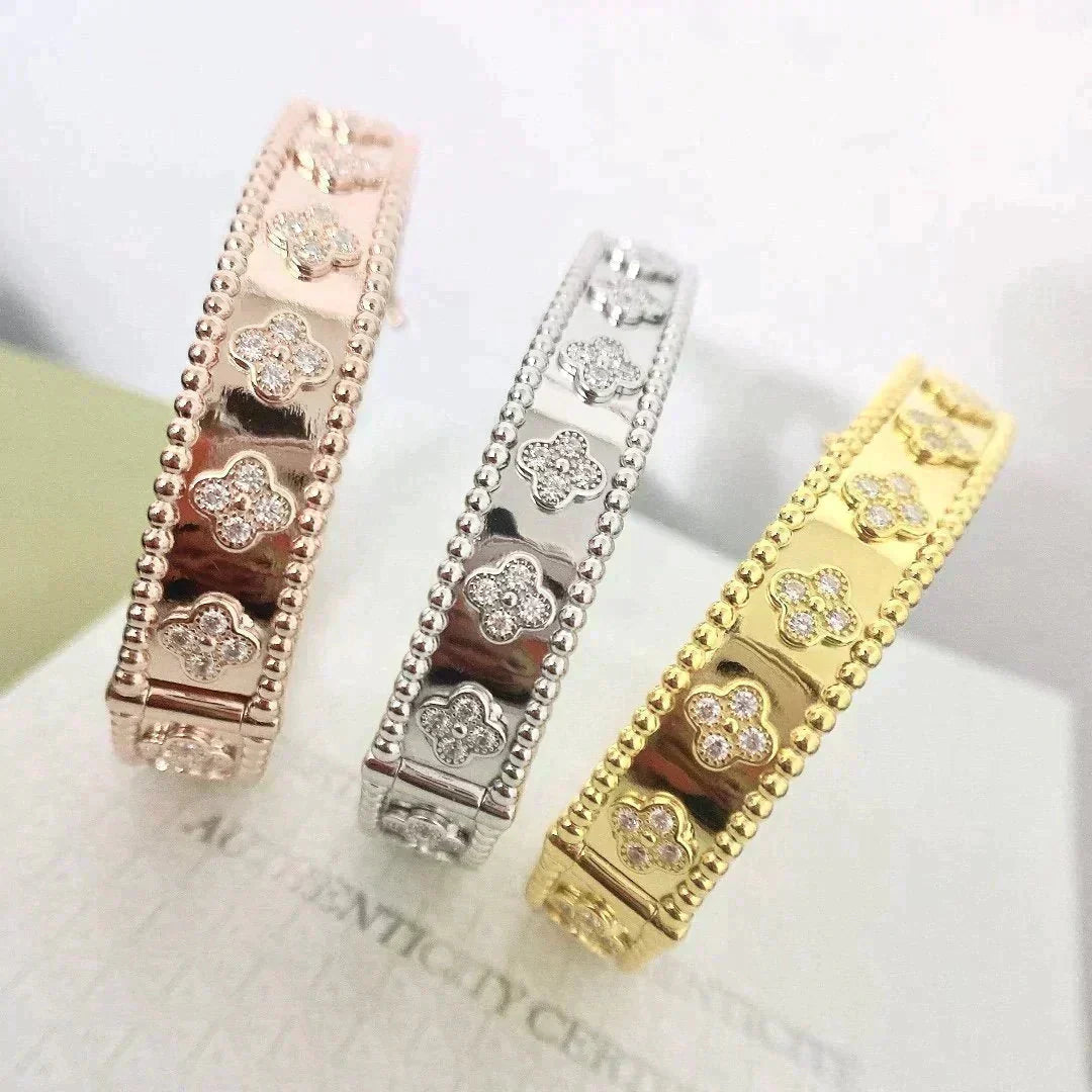 DIANA CLOVER BRACELET 8MM DIAMONDS