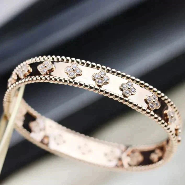 DIANA CLOVER BRACELET 8MM DIAMONDS