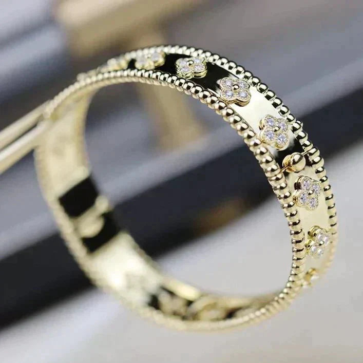 DIANA CLOVER BRACELET 8MM DIAMONDS