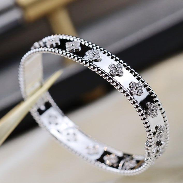 DIANA CLOVER BRACELET 8MM DIAMONDS