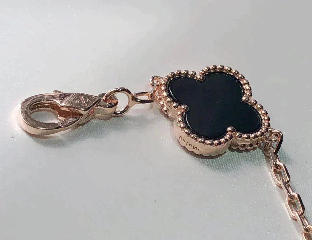 DIANA CLOVER 5 MOTIFS MULTICOLOR BRACELET