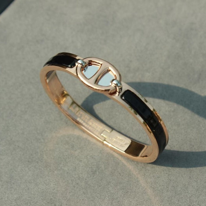 DIANA CLIC CHAINE PINK GOLD BRACELET