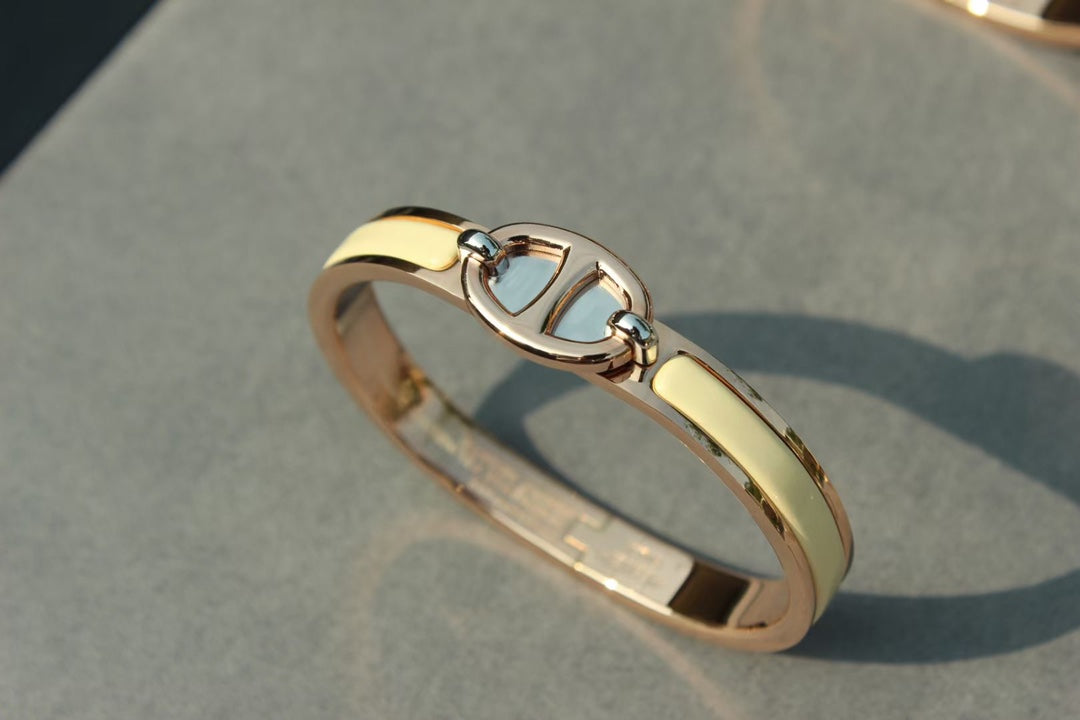 DIANA CLIC CHAINE PINK GOLD BRACELET
