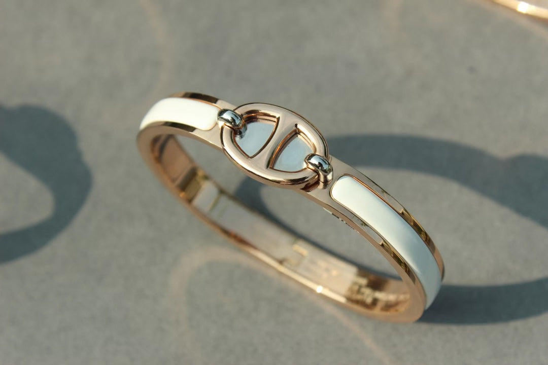 DIANA CLIC CHAINE PINK GOLD BRACELET