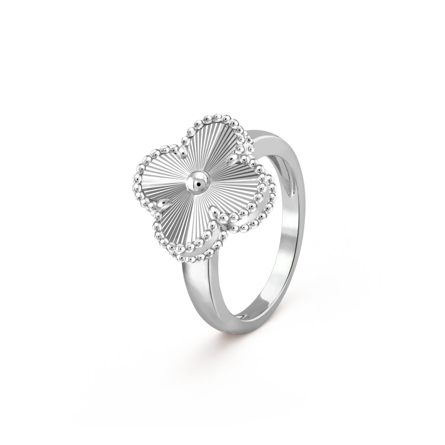 DIANA CLOVER SILVER RING