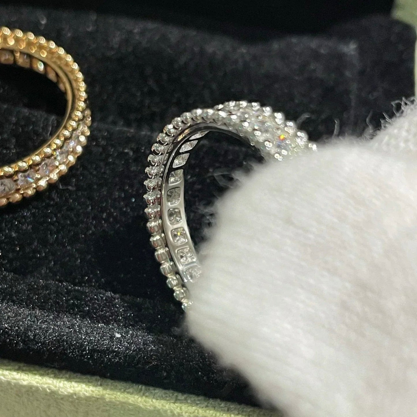 DIANA PERLEE DIAMOND ROSE GOLD RING
