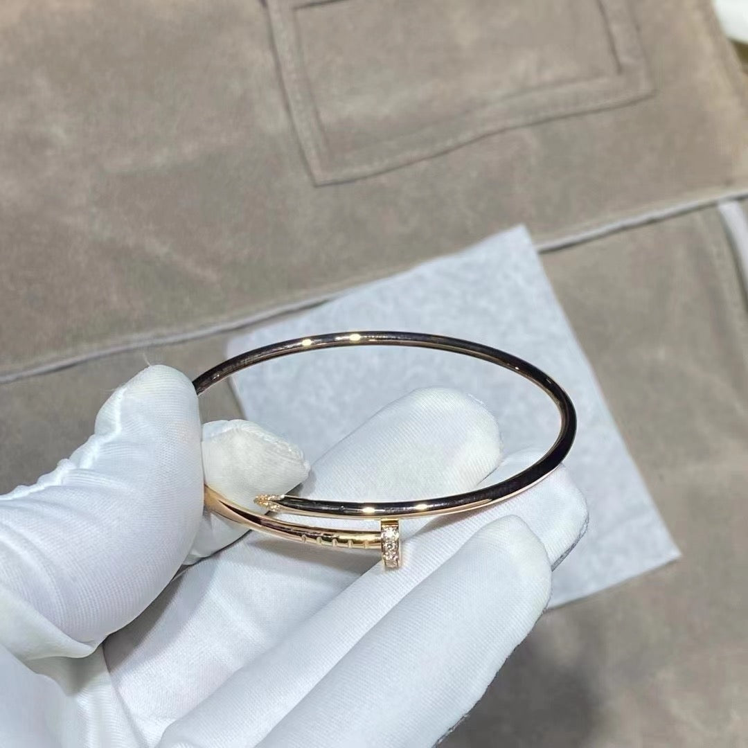 DIANA JUSTE BRACELET 2.5MM DIAMONDS