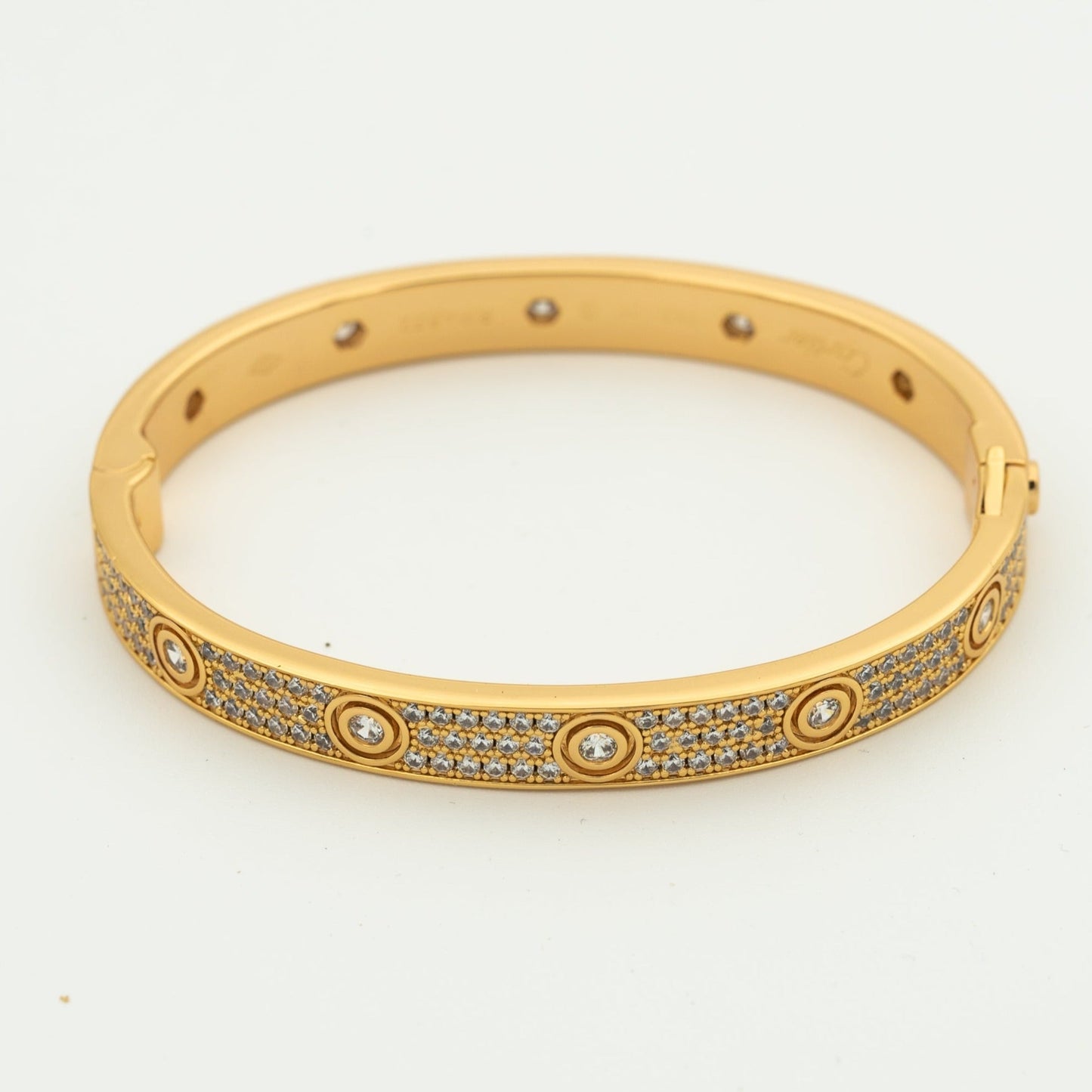 DIANA LOVE BRACELET 6.1MM DIAMOND-PAVED 10 BIG DIAMONDS
