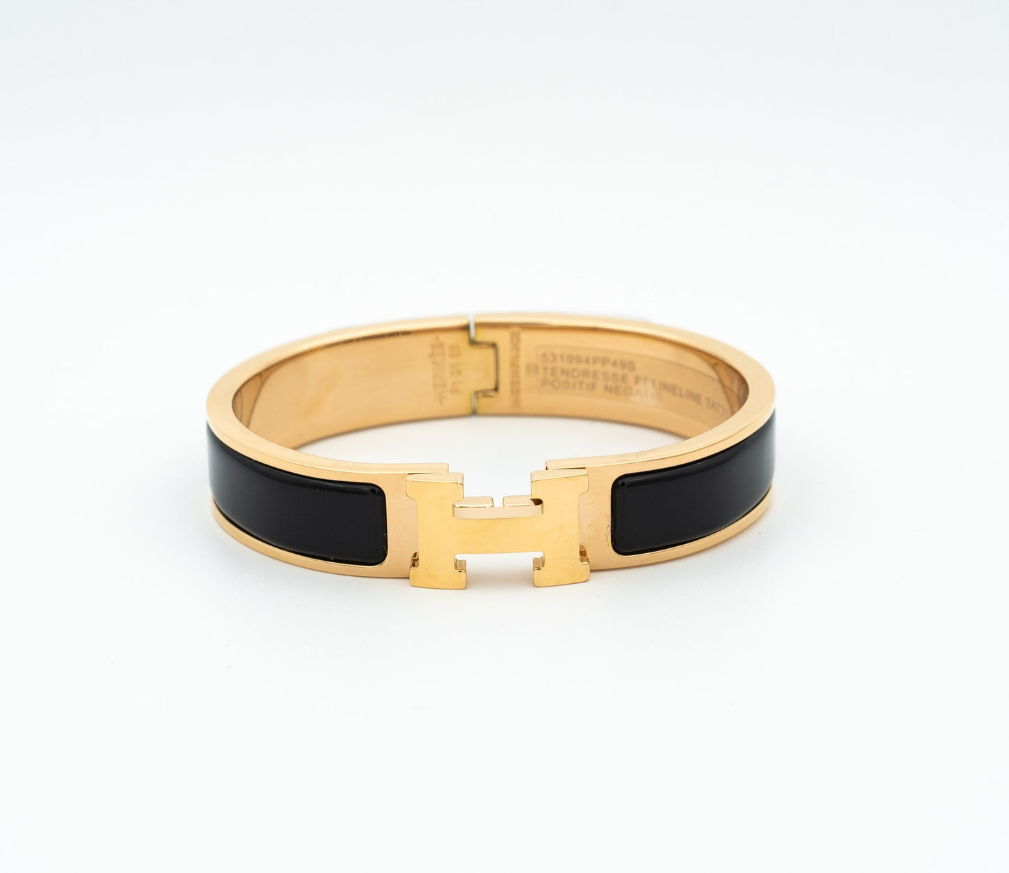 DIANA H BLACK BRACELET