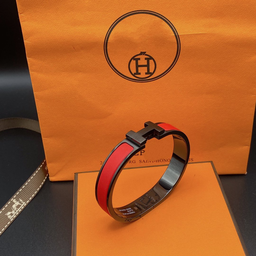 DIANA CLIC HM SO BLACK RED BRACELET