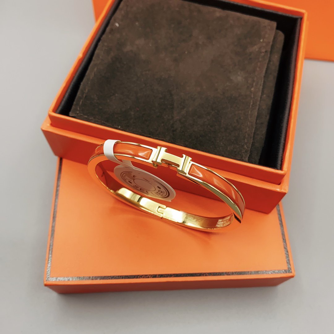 DIANA CLASSIC HM CLIC RED 8MM ENAMEL BRACELET
