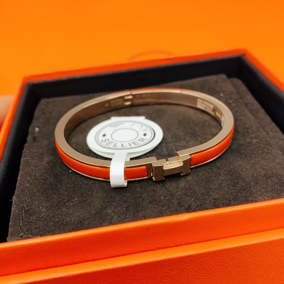 DIANA CLASSIC HM CLIC RED 8MM ENAMEL BRACELET