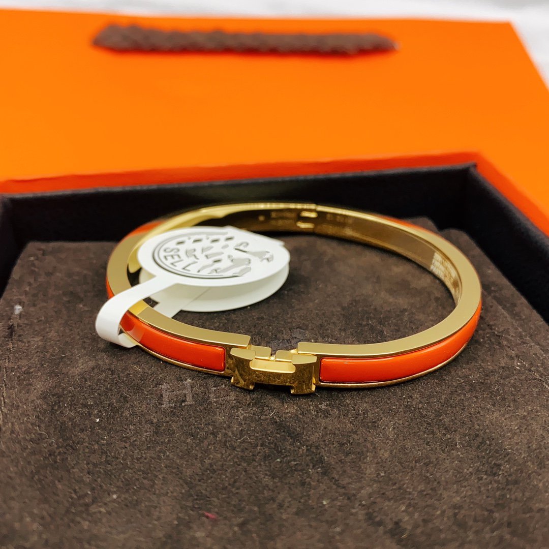 DIANA CLASSIC HM CLIC RED 8MM ENAMEL BRACELET