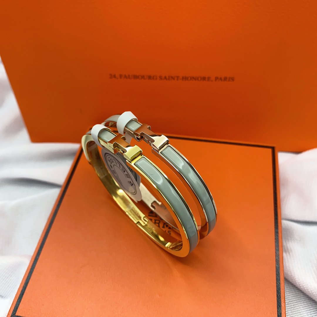 DIANA CLASSIC HM CLIC GREEN 8MM ENAMEL BRACELET