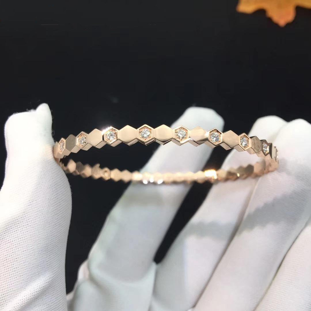 DIANA BEE LOVE SILVER DIAMOND BRACELET
