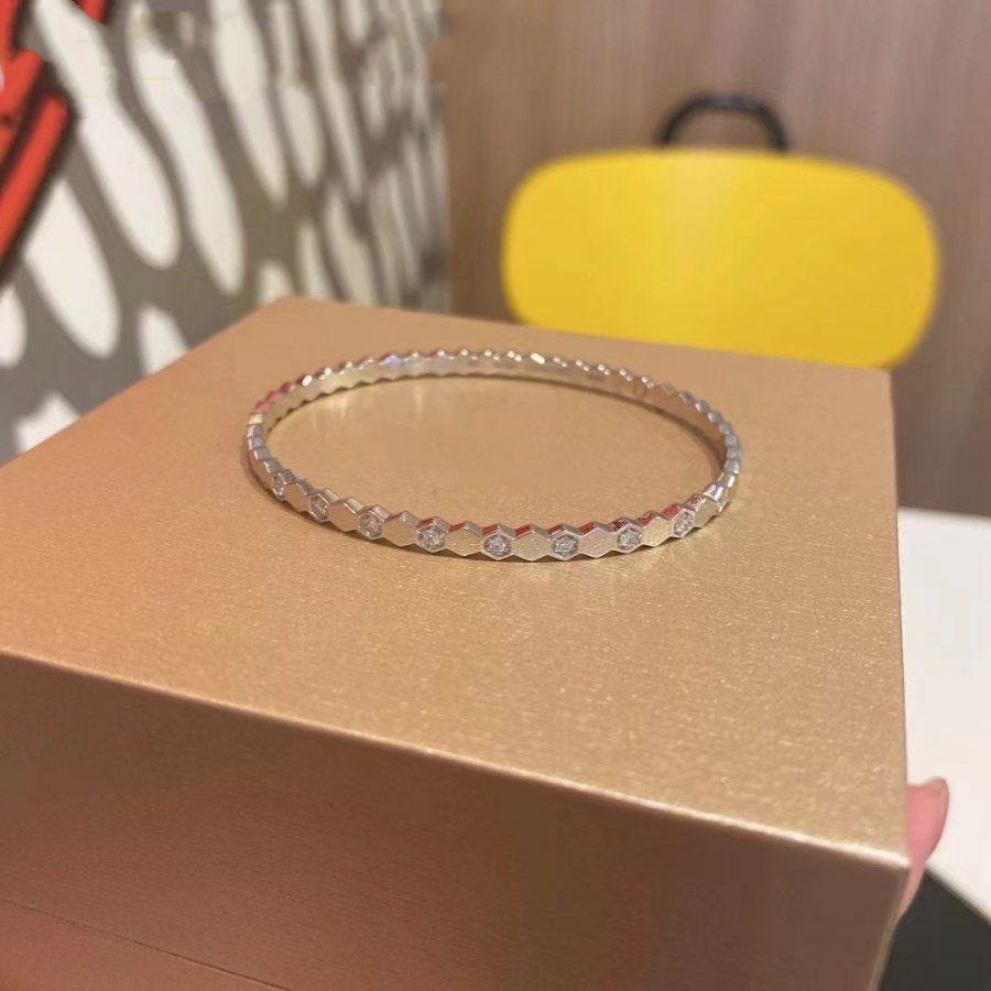 DIANA BEE LOVE SILVER DIAMOND BRACELET
