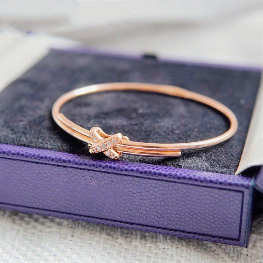DIANA JEUX DE BRACELET PINK GOLD DIAMONDS