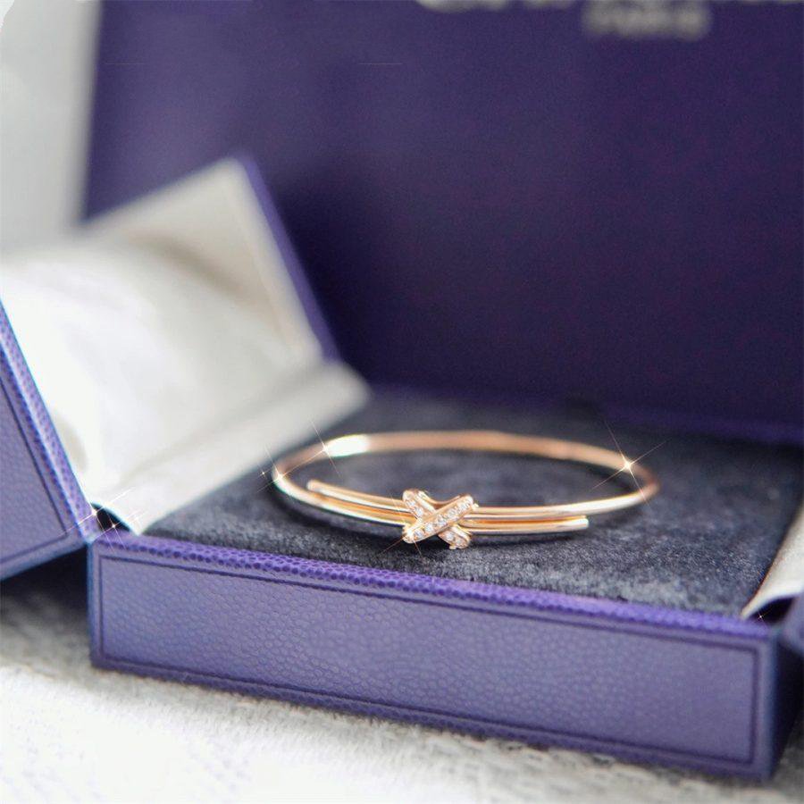 DIANA JEUX DE BRACELET PINK GOLD DIAMONDS