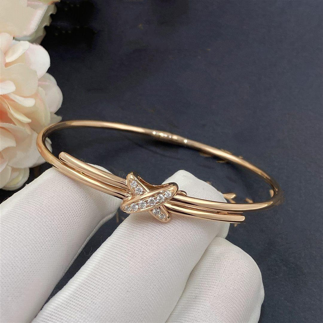 DIANA JEUX DE BRACELET PINK GOLD DIAMONDS