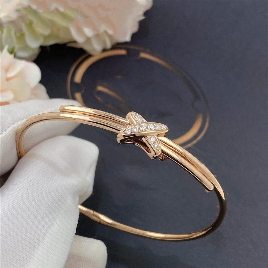 DIANA JEUX DE BRACELET PINK GOLD DIAMONDS