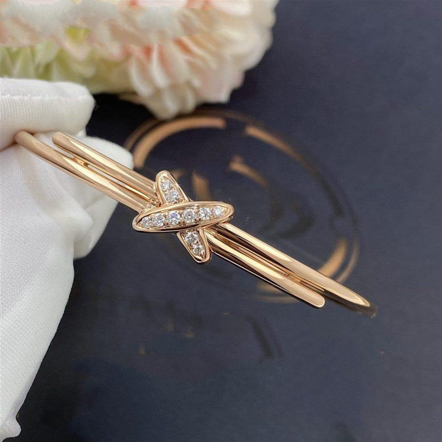 DIANA JEUX DE BRACELET PINK GOLD DIAMONDS