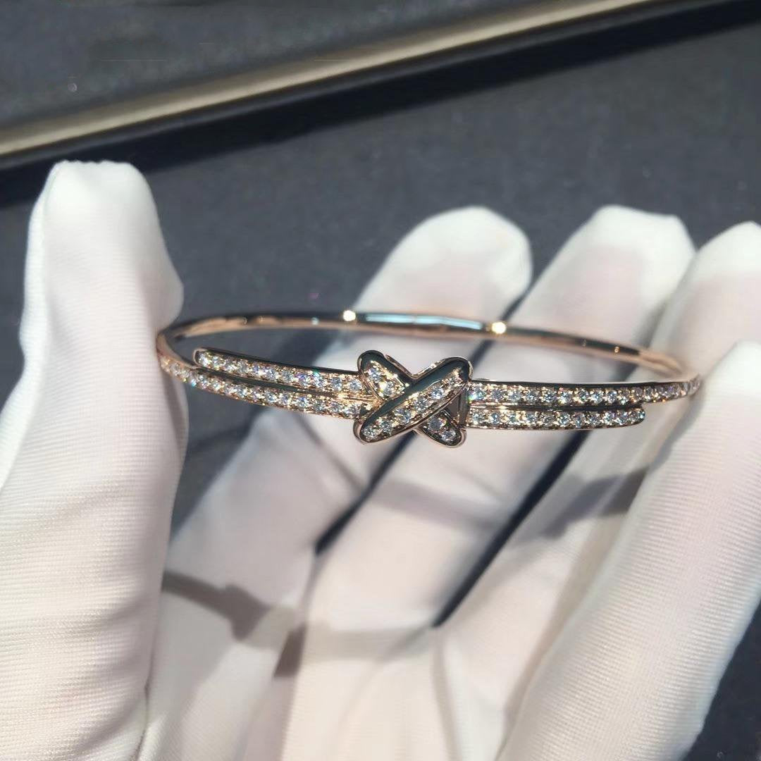 DIANA JEUX DE BRACELET DIAMONDS PINK GOLD