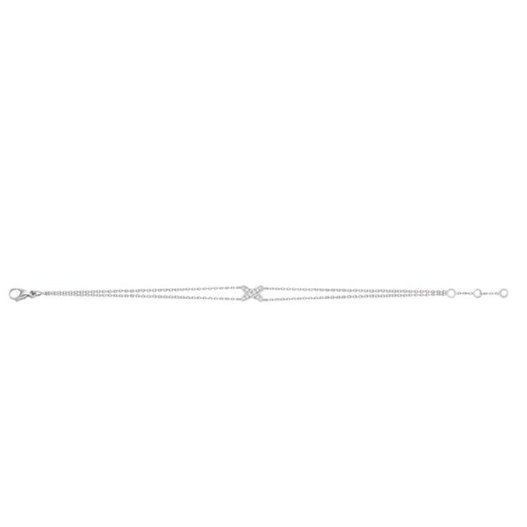 DIANA JEUX BRACELET SILVER DIAMOND