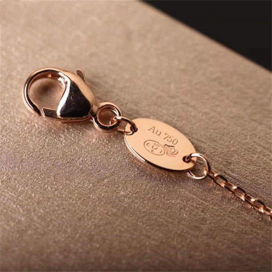 DIANA Hollow Design Four-Leaf Clover Flower Shape Ring