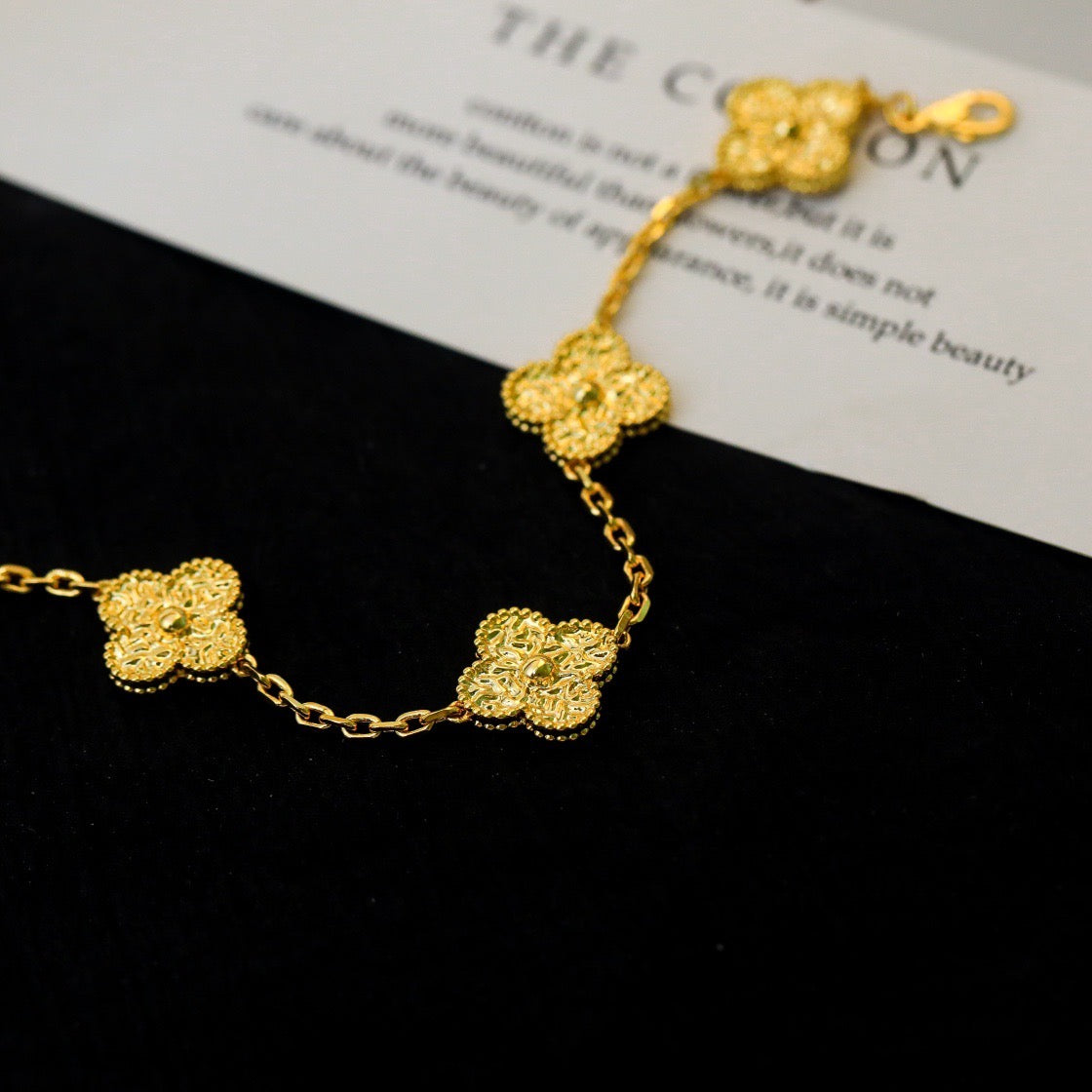 DIANA CLOVER 5 MOTIFS BRONZING BRACELET