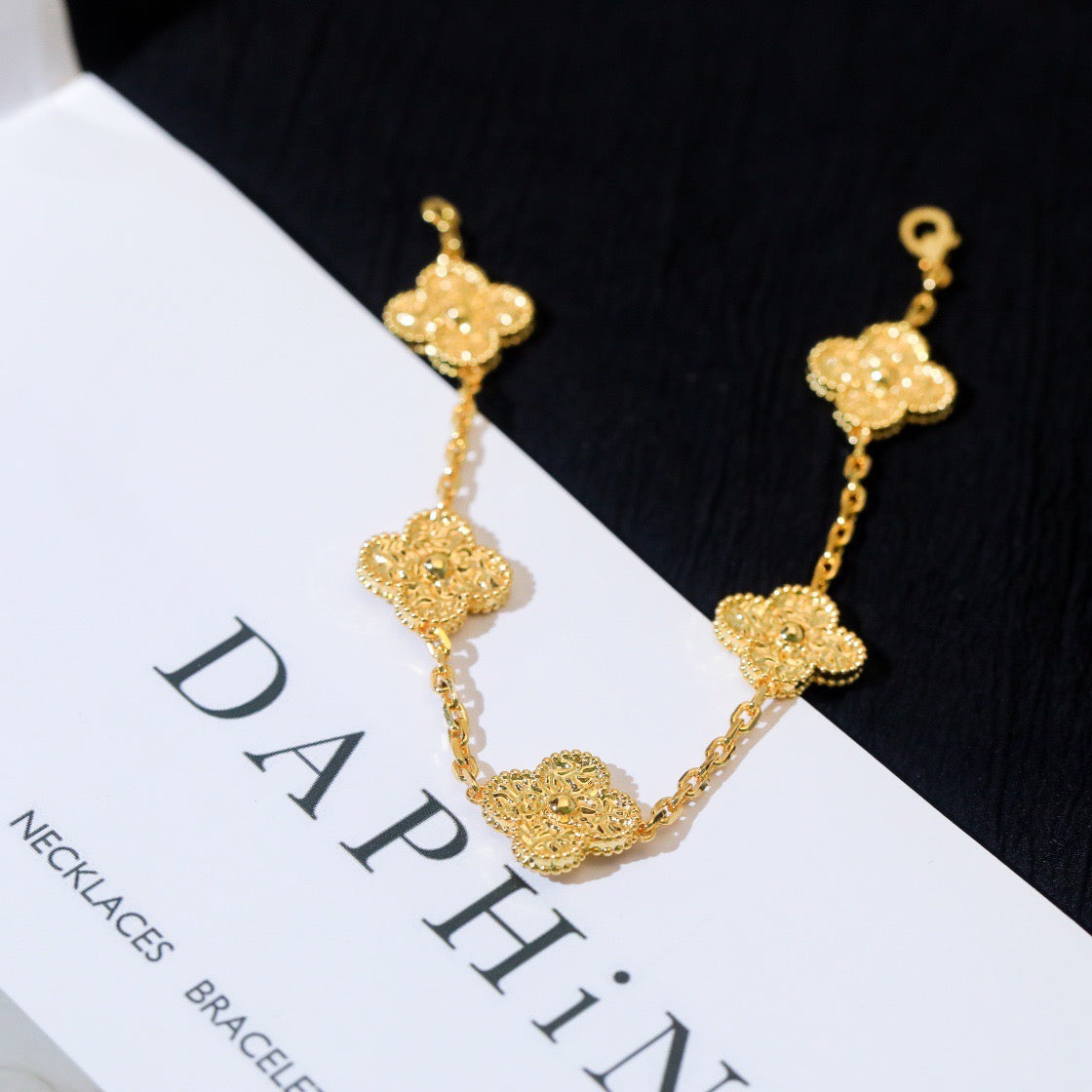 DIANA CLOVER 5 MOTIFS BRONZING BRACELET