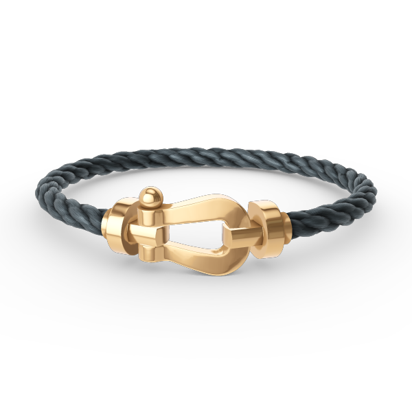 DIANA FORCE LARGE HORSESHOE NO DIAMOND BRACELET GOLD