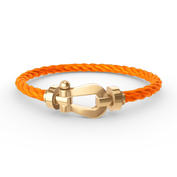 DIANA FORCE LARGE HORSESHOE NO DIAMOND BRACELET GOLD