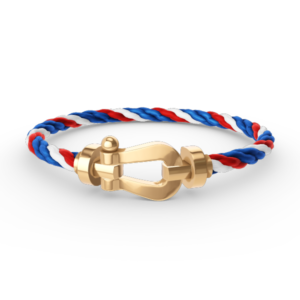 DIANA FORCE LARGE HORSESHOE NO DIAMOND BRACELET GOLD