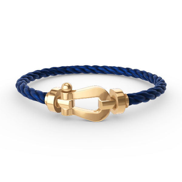 DIANA FORCE LARGE HORSESHOE NO DIAMOND BRACELET GOLD