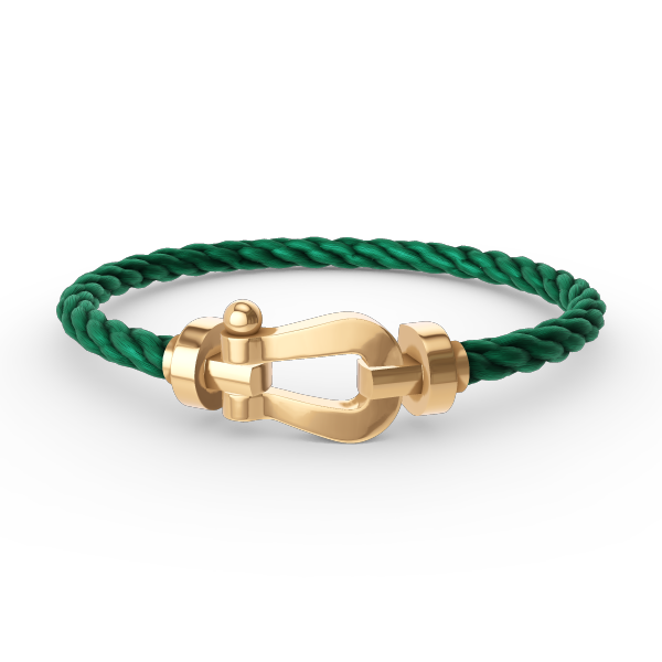 DIANA FORCE LARGE HORSESHOE NO DIAMOND BRACELET GOLD