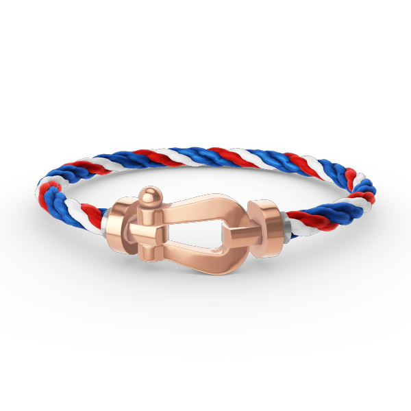 DIANA FORCE LARGE HORSESHOE NO DIAMOND BRACELET ROSE GOLD