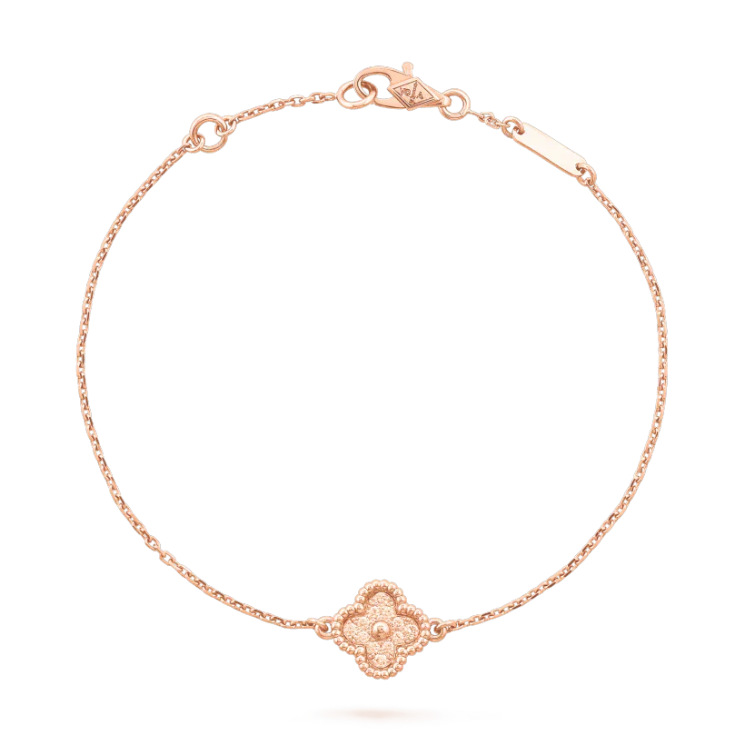 DIANA CLOVER SINGLE FLOWER BRACELET