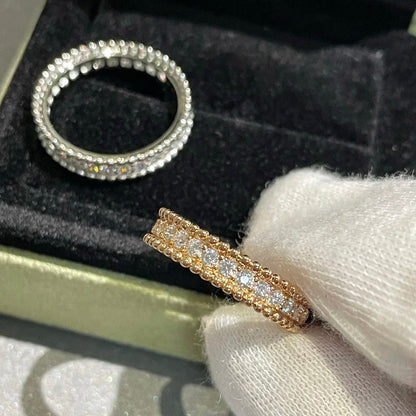 DIANA PERLEE DIAMOND SILVER RING