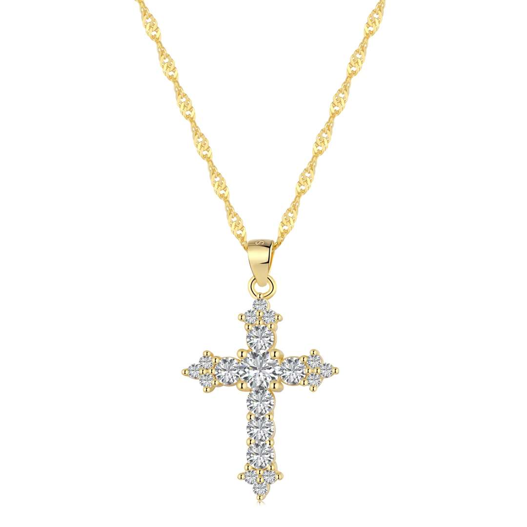 [HOT]Delicate Cross Shape Necklace