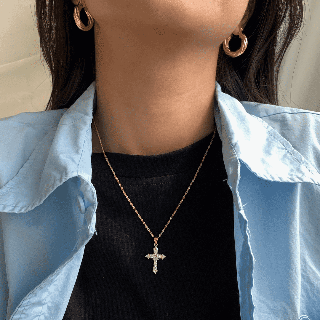 [HOT]Delicate Cross Shape Necklace
