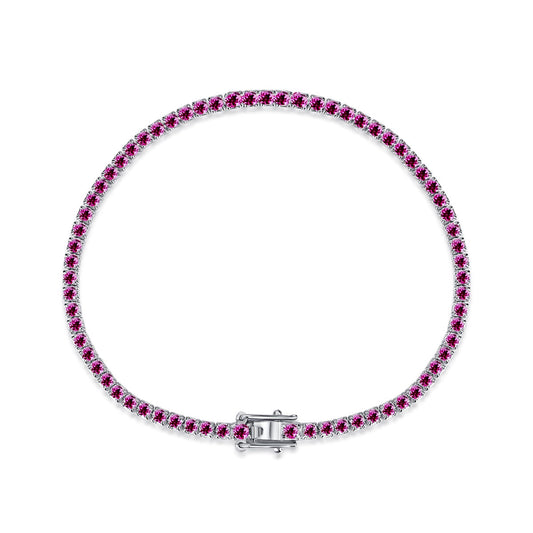 [HOT]Dazzling Colorful Round Cut Daily Bracelet