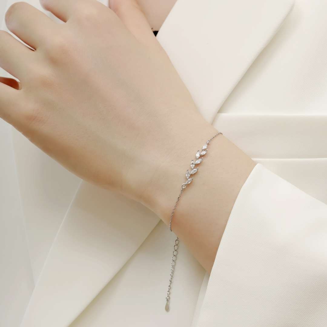 [HOT]Elegant Wheat Leaves Shape Bracelet