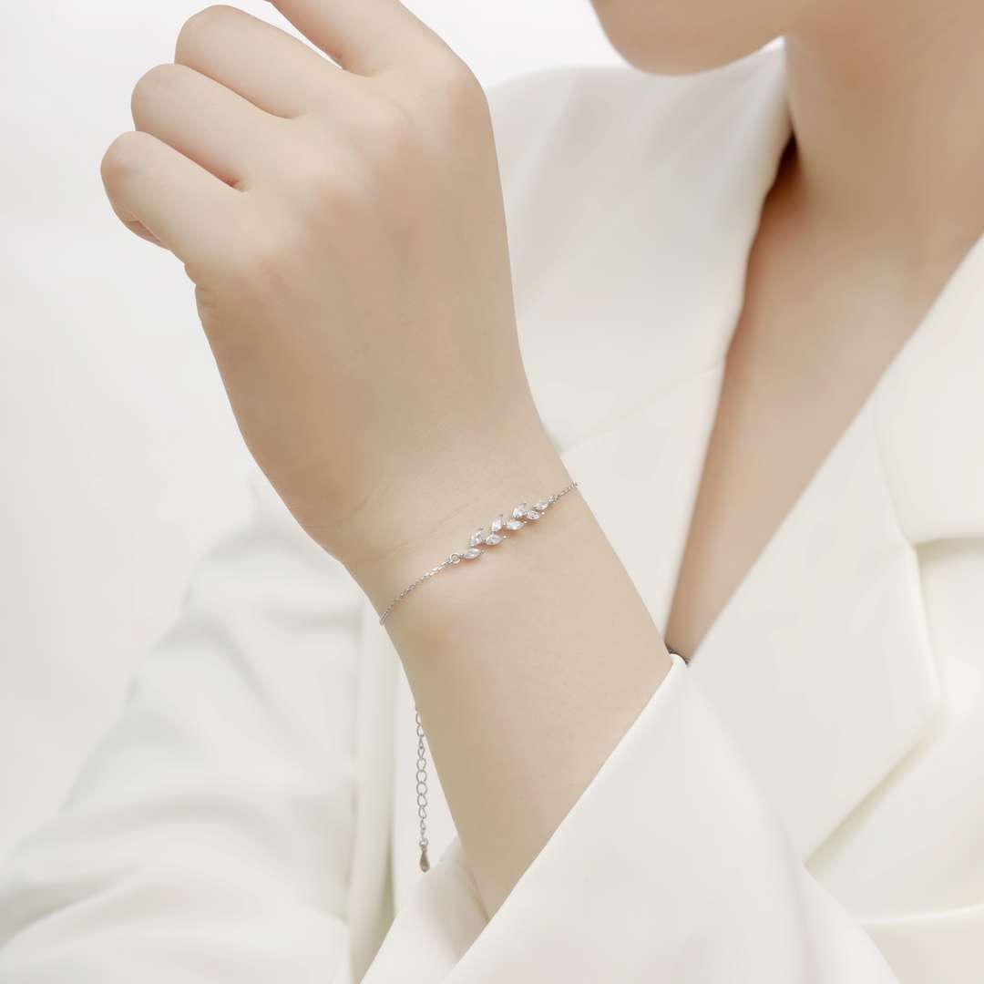 [HOT]Elegant Wheat Leaves Shape Bracelet